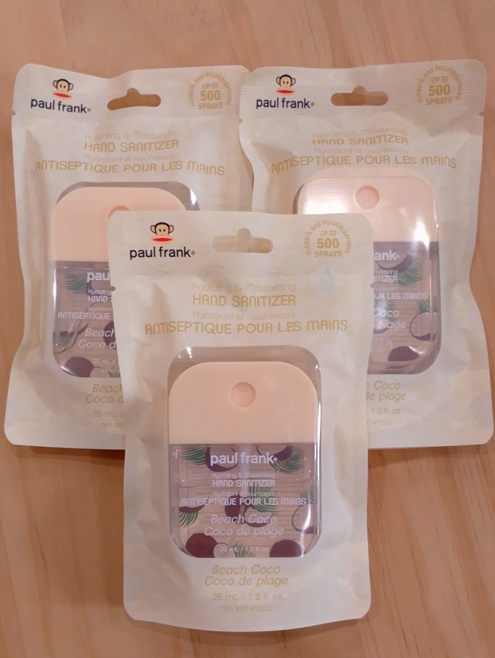 Paul Frank Hand Sanitizer Spray Set 3 - Beach Coco